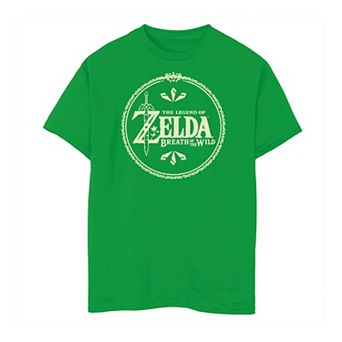 Boys 8-20 Nintendo Legend Of Zelda Breath of The Wild Graphic Tee