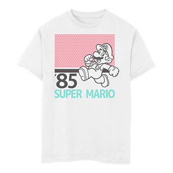 Boys 8-20 Super Mario Bros. '85 Kanji Portrait Tee