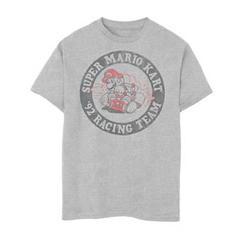 Boys 6-20 Nintendo Super Mario Kart '92 Racing Team Distressed Circle Logo Tee