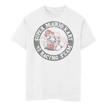 Boys 6-20 Nintendo Super Mario Kart '92 Racing Team Distressed Circle Logo Tee