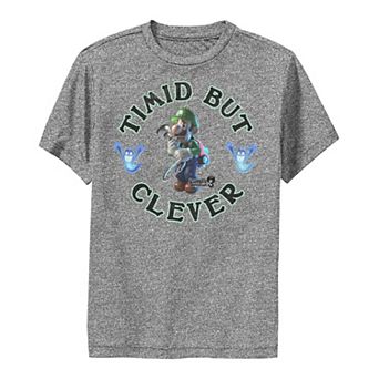 Boys 8-20 Nintendo Luigi's Mansion 3 Luigi Timid But Clever Portrait Graphic Tee