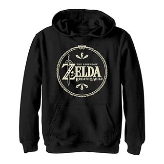 Boys 8-20 Nintendo Legend Of Zelda Breath of The Wild Pullover Hoodie