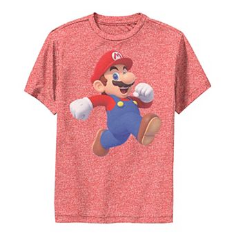 Boys 8-20 Super Mario Bros Mario Running Man Poster Tee