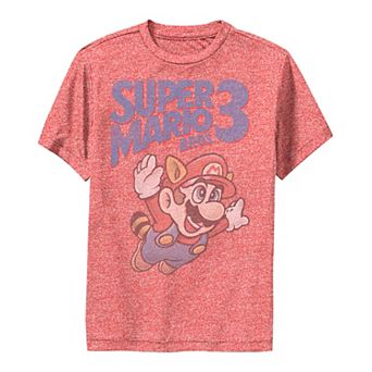 Boys 8-20 Super Mario Bros 3 Retro Cover Poster Tee