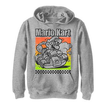 Boys 8-20 Mario Kart Color Pop Poster Hoodie