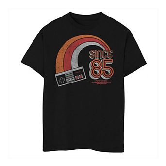 Boys 6-20 Nintendo NES Rainbow Retro Graphic Tee