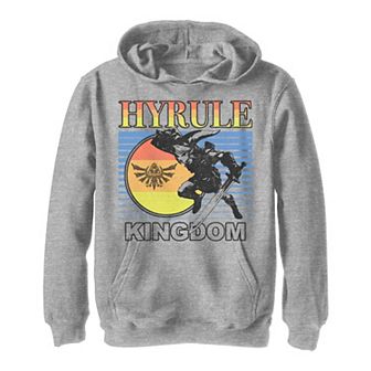 Boys 8-20 The Legend Of Zelda Link Hyrule Kingdom Retro Hoodie