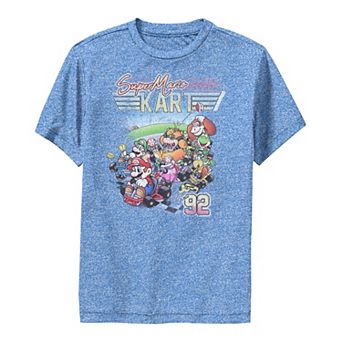 Boys 8-20 Mario Kart 92 Group Shot Distressed Tee