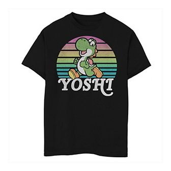 Boys 8-20 Nintendo Super Mario Yoshi Retro Graphic Tee