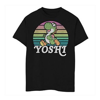 Boys 8-20 Nintendo Super Mario Yoshi Retro Graphic Tee