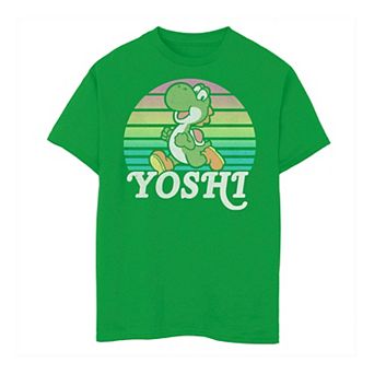 Boys 8-20 Nintendo Super Mario Yoshi Retro Graphic Tee