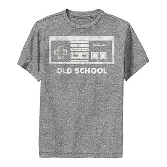 Boys 8-20 Nintendo NES Controller Old School Gold Tee