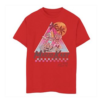Boys 8-20 Mario Kart Mario And Luigi Good Time Since 92 Vintage Tee