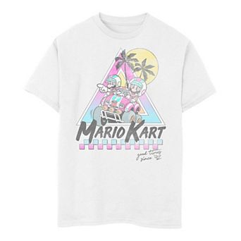 Boys 8-20 Mario Kart Mario And Luigi Good Time Since 92 Vintage Tee