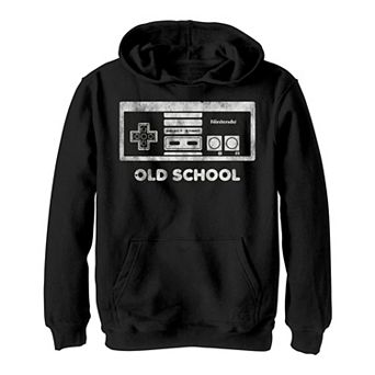 Boys 8-20 Nintendo NES Controller Old School Gold Hoodie