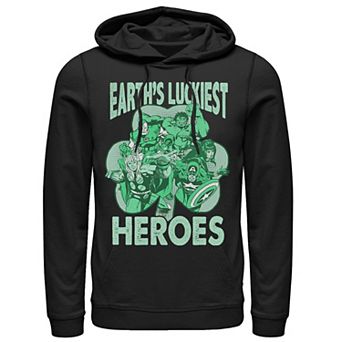 Men's Marvel St. Patty's Earth's Luckiest Heroes Hoodie