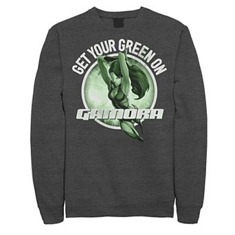 Men's Marvel Gamora Green On St. Patrick's Sweatshirt