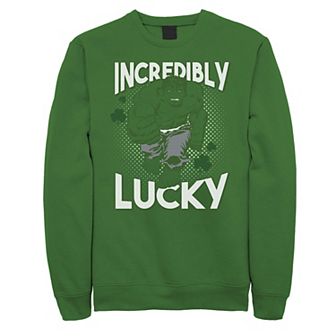 Men's Marvel St. Patty's Hulk Incredibly Lucky Sweatshirt