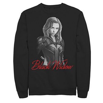 Men's Marvel Black Widow Mono Sweatshirt