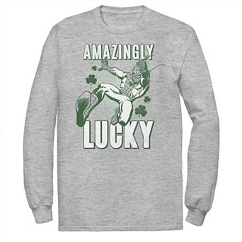 Men's Marvel St. Patty's Spider-Man Amazingly Lucky Tee