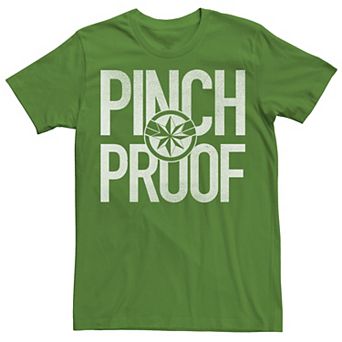Men's Marvel Captain Marvel Pinch Proof St. Patrick's Day Poster Tee