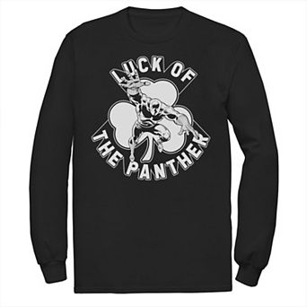 Men's Marvel St. Patty's Black Panther Lucky Panther Tee