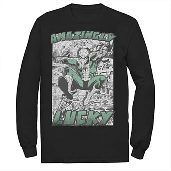 Men's Marvel Spider-Man Amazingly Lucky St. Patrick's Tee