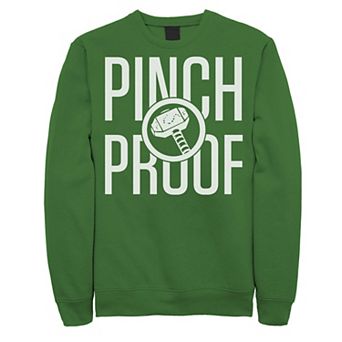 Men's Marvel Thor Pinch Proof St. Patrick's Day Sweatshirt