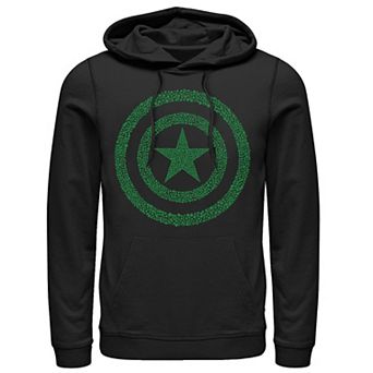 Men's Marvel Captain America St. Patty's Build Up Fill Hoodie