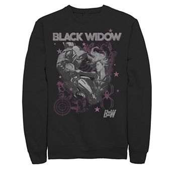 Men's Marvel Black Widow Poster Sweatshirt