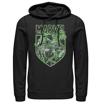 Men's Marvel Avengers Retro Green St. Patrick's Hoodie