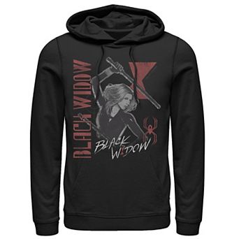 Men's Marvel Black Widow Retro Hoodie