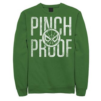 Men's Marvel Spider-Man Pinch Proof St. Patrick's Sweatshirt