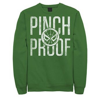 Men's Marvel Spider-Man Pinch Proof St. Patrick's Sweatshirt