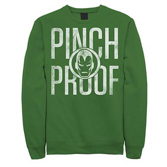 Men's Marvel Iron Man Pinch Proof St. Patrick's Sweatshirt
