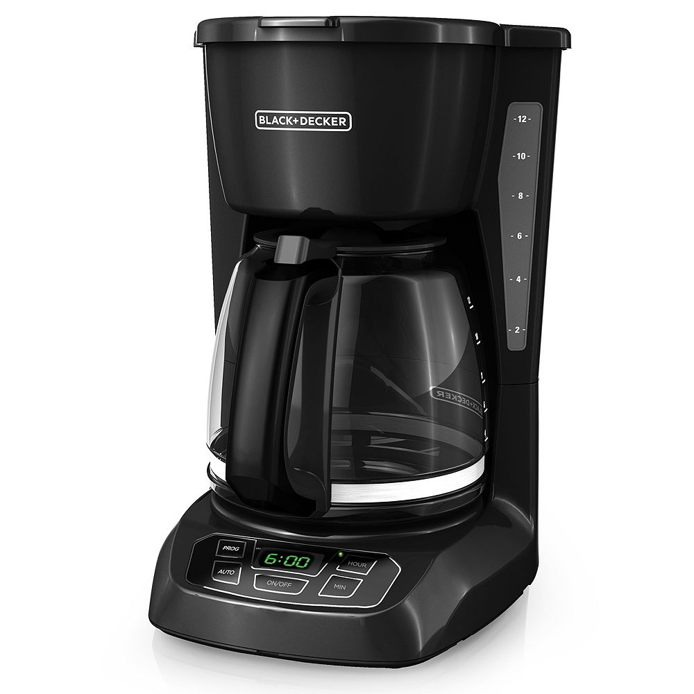 BLACK+DECKER™ 12-Cup Black Programmable Coffee Maker