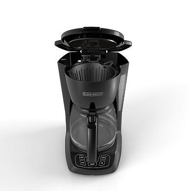 BLACK+DECKER 12-Cup Black Programmable Coffee Maker