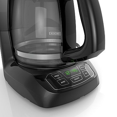 BLACK+DECKER 12-Cup Black Programmable Coffee Maker