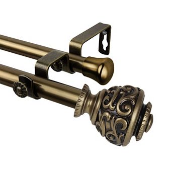 Rod Desyne Eleanor 13/16" Double Curtain Rod