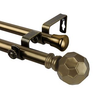 Rod Desyne Christiano 13/16" Double Curtain Rod