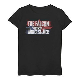 Girls 7-16 Marvel The Falcon And The Winter Soldier Team Up Logo Graphic Tee