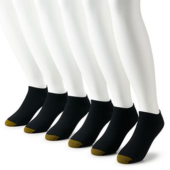 Men's GOLDTOE® 6-Pack Athletic Nylon Lite No Show Socks