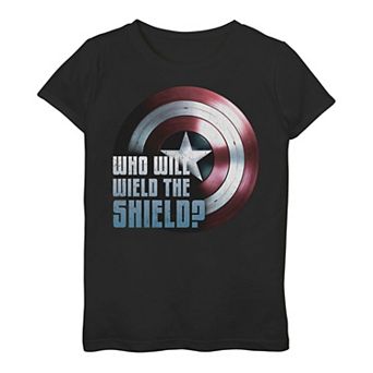 Girls 7-16 Marvel The Falcon And The Winter Soldier Wield The Shield Graphic Tee