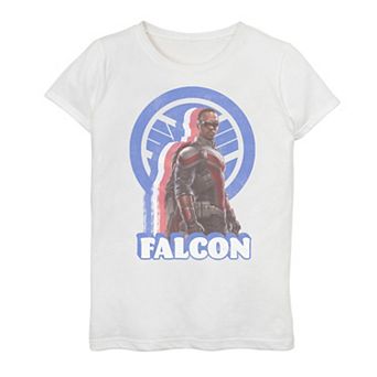 Girls 7-16 Marvel The Falcon And The Winter Soldier Falcon Retro Graphic Tee