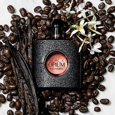 Yves Saint Laurent Black Opium Eau de Parfum with Coffee & White