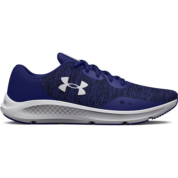 Under Armour Charged Pursuit 3 Tech UA White Blue Men Running