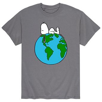 Men's Peanuts Top of The World Tee