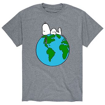 Men's Peanuts Top of The World Tee