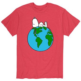 Men's Peanuts Top of The World Tee