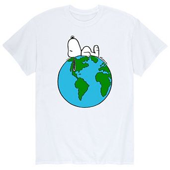 Men's Peanuts Top of The World Tee